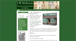Desktop Screenshot of mckenzie-cricket.co.uk